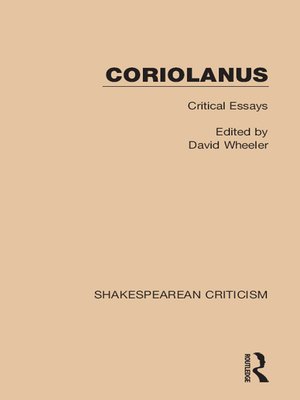 cover image of Coriolanus